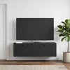 TV ormar za zid Zidne Crna 98 x 31 x 30 cm Konstruirano drvo