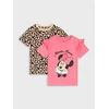 Sinsay - Pamuk majice sa printom 2 pack Minnie Mouse - Koral