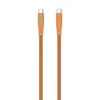Havit CB6254 USB-C v USB-C polnilni kabel, 1m, oranžen
