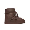 Inuikii Škornji za sneg Full Leather Wedge 1001.004.0092 Temno rjava
