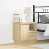 Noćni ormar Sonoma hrast 50 x 34,5 x 50 cm. Konstruirano drvo