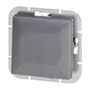 Vgradno tripotno stikalo Pearl, 10A, 250V, WP-5P, antracit