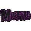 Misfits Purple Border Logo Našitek za šivanje 100 x 40 mm