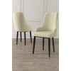 Hanah Home Set stolica Trex, 46x95x42 cm, 4 komada, Krem-crne