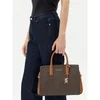 MICHAEL Michael Kors Ročna torbica rjava/temno rjava/zlata