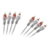 slomart Kabel 4x RCA - 4x RCA, 1,8m, Siva