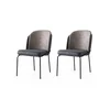 Hanah Home Set trpezarijskih stolica Dore 168 V2, 2 komada, Antracit