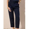 Sinsay - Elegantne pantalone sa faltama - mornarsko