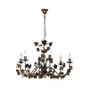 ONLI - Luster na lancu CAROLINA 6xE14/6W/230V bronzana