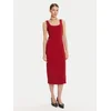 Patrizia Pepe Cocktail obleka 8A1514 A6F5 Rdeča Regular Fit