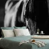 Fototapeta veličasten črno-bel konj - 343x231