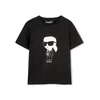 Karl Lagerfeld Kids Majica Z31096 D Črna Regular Fit