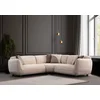 Atelier del Sofa Ugaona garnitura Pavia, 240x240 cm, Krem