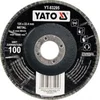 YATO Korundno rezilo 125 x 22,2 mm konveksni brusilni kolut P36