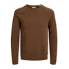 JACK & JONES Pulover JJEHill rjava