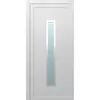 Zunanja vhodna vrata Solid Elements Piran KF03 (70x1000x2100mm, bela, desna, brez kljuke in cilindra, PVC)