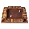 Northix Družabna igra Shut the Box 30 cm borov les 2 do 4