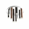 Redo 01-2042 - LED plafonsko svetlo MADISON 9xLED/4W/230V sjajni hrom/crna/bakar