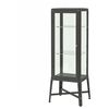 FABRIKÖR Vitrina, tamnosiva, 57x150 cm