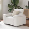 Sofa fotelja bijela 100x81x84 cm umjetna koža