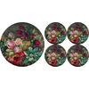 Bertoni Home Unisexs 1+4 Round Table Pads Set Bukiet