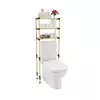 SEOWOOD  Polica drvena za kupatilo 74x20x76cm BT-5103