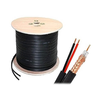 GEMBIRD KABL-COAX-RG59+2X0.75 CCA/PVC/300M koaksialni kabl sa napojnim kablom 2x0,75mm black 300m