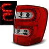 OEM Kristalna LED štop svetla Jeep Grand Cherokee WJ (99-05), Crvena