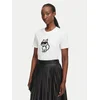 KARL LAGERFELD Majica Ikon Sketch Choupette A1W17128 Bela Regular Fit