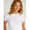 Kratka majica Calvin Klein Jeans ženska, bela barva, J20J225245