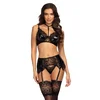 Beauty Night Noir Fantasy Set Black L/XL
