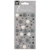 Craft Sensation Kreativa Stikeri Cveće - Silver - 52057