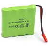YUNIQUE GREEN-CLEAN Polnilna baterija 4.8V 2400mAh NiMH AA z JST priključkom - baterijski paket za RC avtomobile, daljinsko vodene tovornjake, razsvetljavo, električno orodje in hobije
