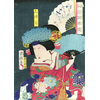 Grafika - Puzzle Utagawa Kuniteru II - igralec Iwai Shijaku II kot Shizuka - 500 kosov