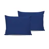 De Dark Blue Saten Jastučići (Set od 2 komada)