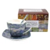 Porcelanasta skodelica Van Gogh z žličko in krožnikom 250 ml kot darilo