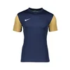 NIKE Funkcionalna majica  pesek / temno modra / bela