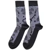 Johnny Cash Guitars n Guns Charcoal Grey & Black 40-45 Nogavice