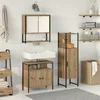 Set namještaja za kupaonicu 3 kom. Smeđa 33 x 33 x 120,5 cm