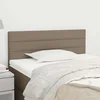 vidaXL Posteljno vzglavje taupe 100x5x78/88 cm blago