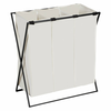 WENKO 71298800 - Koš za veš TRIO 69x76 cm krem/crna