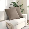 Jastučići za sofu 2 pcs Sivo-smeđa 60 x 60 cm tkanina