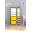 HANAH HOME Višenamenska polica Montana Xs 2D4N8U Sonomo White Yellow