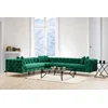 Atelier del Sofa Como Left Ugaona garnitura, Zelena