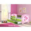 Deciji krevet ACMA II 180x80 F + dusek 6 cm GREEN7