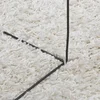 Čupavi tepih PAMPLONA visoka vlakna moderni krem 120 x 170 cm