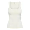 ONLY Ea Majica brez rokavov 804076 Bela