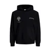 Jack & Jones Junior Majica JJTradition ecru / črna