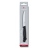 Nož za zelenjavo Victorinox 6.7833.6, set 6 nožev, valovito rezilo, 11 cm, črn