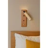 Opviq zidna lampa Klein, 1 × E14, bež / hrast